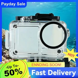 Underwater Camera Cases for Action5 Pro/4/3 Outdoor Travel Tourism Replacement Waterproof Protective Housing Lightweight Underwater Camera Cases for Action5 Pro/4/3 Outdoor Travel Tourism Replacement Waterproof Protective Housing Lightweight
