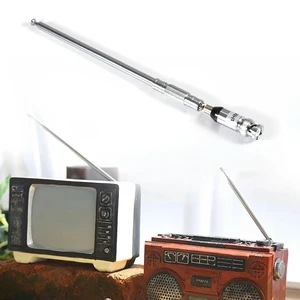 76-108MHz Telescopic Antenna Extendable Antenna Receiver BNC Connector Universal Aerial VHF FM Antenna for FM Transmitter Radio 76-108MHz Telescopic Antenna Extendable Antenna Receiver BNC Connector Universal Aerial VHF FM Antenna for FM Transmitter Radio