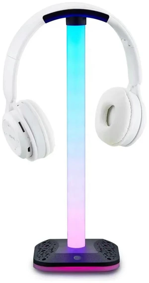 RGB Light Desktop Headphone Stand Anti Slip Universal Over-Ear Headset Bracket Anti Scratch PC Accessories Brightness Adjustable RGB Light Desktop Headphone Stand Anti Slip Universal Over-Ear Headset Bracket Anti Scratch PC Accessories Brightness Adjustable