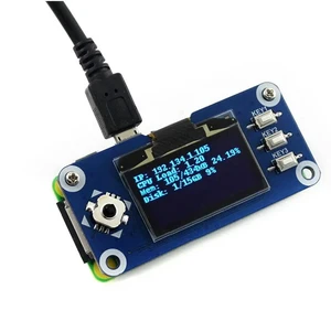 1.3inch OLED HAT Display 128x64 Pixels SPI/I2C Interface Embedded Controller Direct-pluggable for Raspberry Pi 2B/3B/3B+/Zero W 1.3inch OLED HAT Display 128x64 Pixels SPI/I2C Interface Embedded Controller Direct-pluggable for Raspberry Pi 2B/3B/3B+/Zero W