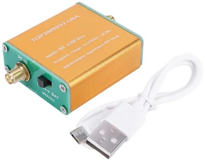 100kHz-6GHz Wideband Signal Amplifier Full Band Signal Amplifier 1.95GHz 20dB High Gain Low Noise LNA for Shortwave FM Radio 100kHz-6GHz Wideband Signal Amplifier Full Band Signal Amplifier 1.95GHz 20dB High Gain Low Noise LNA for Shortwave FM Radio
