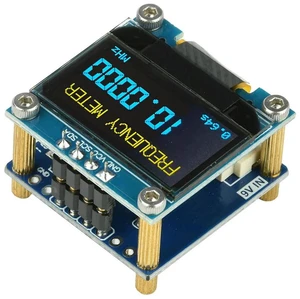 PLJ-096OLED-H1 Frequency Display Module Frequency Counter Featuring 0.96-inch OLED Display RF Digital Signal Frequency Meter PLJ-096OLED-H1 Frequency Display Module Frequency Counter Featuring 0.96-inch OLED Display RF Digital Signal Frequency Meter