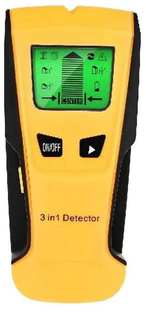 3 In 1 l Detector Wall Finder Wall Detector Find l Wood Studs AC Voltage Live Wire Detect 3 In 1 l Detector Wall Finder Wall Detector Find l Wood Studs AC Voltage Live Wire Detect