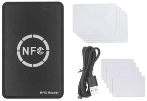 RFID Chip Reader/Writer+5XUID/CUID Card 125K 13.56M RFID Duplicator Tag Copy Clone ID IC Key Badge Copier RFID Chip Reader/Writer+5XUID/CUID Card 125K 13.56M RFID Duplicator Tag Copy Clone ID IC Key Badge Copier