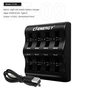 8 Slot Charger for 1220 1240 1620 1632 2032 2025 2016 2430 2440 2450 2477 Li-Ion Coin Cell Batteries, Charger 8 Slot Charger for 1220 1240 1620 1632 2032 2025 2016 2430 2440 2450 2477 Li-Ion Coin Cell Batteries, Charger