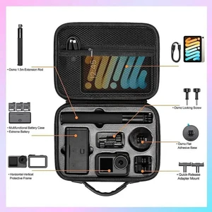 Camera Case For Action 3/4/5 Pro Travel Bag With Protective Padding Camera Accessories Camera Case For Action 3/4/5 Pro Travel Bag With Protective Padding Camera Accessories