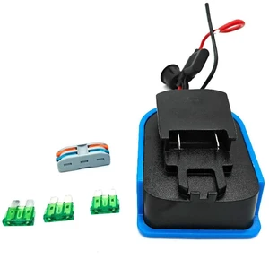 Power Wheel Adapter Converter for PBA Series Li-ion Power Connector with Switch and Fuse for DIY Remote-Control Toy Cars Power Wheel Adapter Converter for PBA Series Li-ion Power Connector with Switch and Fuse for DIY Remote-Control Toy Cars