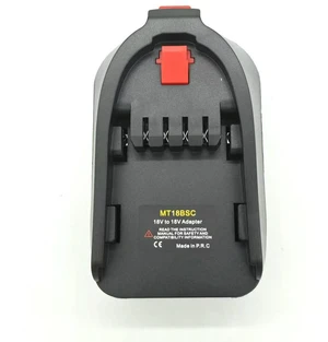 For Makita 18V Li-ion Batteries MT18BSC Adapter Converter Compatible with For Bosch PBA 18V Cordless Power Tools For Makita 18V Li-ion Batteries MT18BSC Adapter Converter Compatible with For Bosch PBA 18V Cordless Power Tools