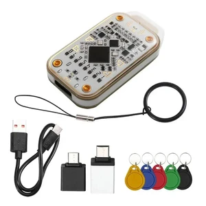Chameleon V3.0 Read Write RFID Chip Emulator Reader+ 5XUID Keychain 125K 13.56Mhz ID IC Card Tag Copyer Cop Chameleon V3.0 Read Write RFID Chip Emulator Reader+ 5XUID Keychain 125K 13.56Mhz ID IC Card Tag Copyer Cop