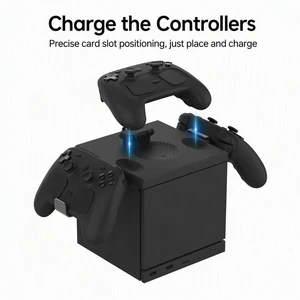 Immersive Gaming Setup Charging Dock for Steam Controller 2 RGB LED Dual l Rack GP-833 Immersive Gaming Setup Charging Dock for Steam Controller 2 RGB LED Dual l Rack GP-833