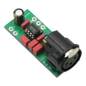 1PCS INA137PA Balanced To Single End Converter Board Module Mono For HiFi Power Amplifier DAC Module Board DIY 1PCS INA137PA Balanced To Single End Converter Board Module Mono For HiFi Power Amplifier DAC Module Board DIY