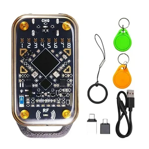 Chameleon Ultra Card Emulator RFID Chip Reader 125Khz 13.56Mhz Card Decode Duplicator +2XUID Keychain Chameleon Ultra Card Emulator RFID Chip Reader 125Khz 13.56Mhz Card Decode Duplicator +2XUID Keychain