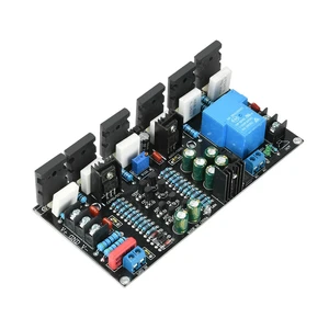 300W Mono Power Amplifier 1943+5200 Hifi High-Power Audio Amplifier Board With Speaker Protection DC 20V-90V 300W Mono Power Amplifier 1943+5200 Hifi High-Power Audio Amplifier Board With Speaker Protection DC 20V-90V
