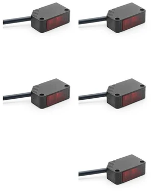 5X E3Z-R61 NPN Photoelectric Beam Sensor With Bracket Mirror Reflection Photoelectric Switch Sensor 2M Range 5X E3Z-R61 NPN Photoelectric Beam Sensor With Bracket Mirror Reflection Photoelectric Switch Sensor 2M Range
