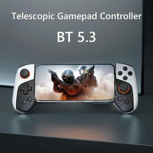 Phone Controller Joystick Bluetooth-Compatible5.3 Turbo/Back Button/Vibration Macro Function for Android iOS Switch PC Phone Controller Joystick Bluetooth-Compatible5.3 Turbo/Back Button/Vibration Macro Function for Android iOS Switch PC
