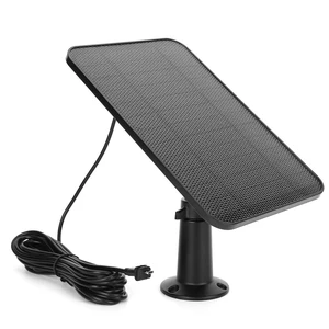 Solar Charging Panel Waterproof Solar Cell Panel Micro USB with Rubber Plug for Blink XT/XT2/Outdoor Camera(3rd Gen) Solar Charging Panel Waterproof Solar Cell Panel Micro USB with Rubber Plug for Blink XT/XT2/Outdoor Camera(3rd Gen)