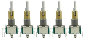 5PCS EC11EBB24C03 Dual Axis Encoder With Switch 30 Positioning Number 15 Pulse Point Handle 25Mm 5PCS EC11EBB24C03 Dual Axis Encoder With Switch 30 Positioning Number 15 Pulse Point Handle 25Mm