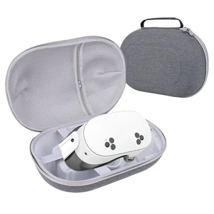 Hard Travel Case Protective Carry Bag Anti-fall with Mesh Pocket for Quest 3S VR Headset and Accessories Hard Travel Case Protective Carry Bag Anti-fall with Mesh Pocket for Quest 3S VR Headset and Accessories