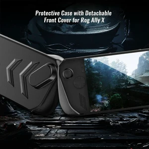 For ROG Ally X TPU Protective Case Cover with Stand Protector Shell Sleeve Protective Skin Case Game Accessories For ROG Ally X TPU Protective Case Cover with Stand Protector Shell Sleeve Protective Skin Case Game Accessories