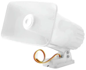 Outdoor Alarm Two-Tone Loudspeaker Burglar Alarm System Warning Althorn For Home Security Outdoor Alarm Two-Tone Loudspeaker Burglar Alarm System Warning Althorn For Home Security