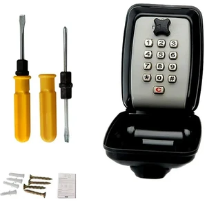 Key Lock Box Outdoor Home Key Organizer No Key Needed, Weatherproof Security Key With Secret Code Combination Wall Mount Key Lock Box Outdoor Home Key Organizer No Key Needed, Weatherproof Security Key With Secret Code Combination Wall Mount