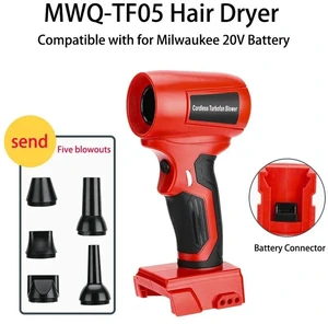 Electric Cordless Turbo Blower Violent Blower Handheld Jet Fan Snow Leaf Dust Patio Cleaning Tools for Milwaukee 18V Batteries Electric Cordless Turbo Blower Violent Blower Handheld Jet Fan Snow Leaf Dust Patio Cleaning Tools for Milwaukee 18V Batteries