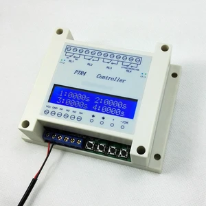 DC6-40V 4-Channel Programmable Digital Time Relay Timer Controller Delay Switch Module Independent Timing Cycle LCD Display DC6-40V 4-Channel Programmable Digital Time Relay Timer Controller Delay Switch Module Independent Timing Cycle LCD Display