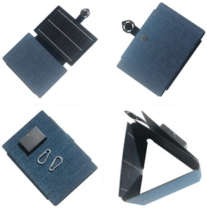 28W Mini Solar Panel with USB Type-C Port Foldable Monocrystalline Solar Power Bank High Conversion Rate for DIY Lighting System 28W Mini Solar Panel with USB Type-C Port Foldable Monocrystalline Solar Power Bank High Conversion Rate for DIY Lighting System