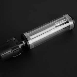 Water Cooler Cylinder Reservoir Transparent Cylindrical Computer PC Water Cooling Tank with G1/4 Thread Tools Water Cooler Cylinder Reservoir Transparent Cylindrical Computer PC Water Cooling Tank with G1/4 Thread Tools