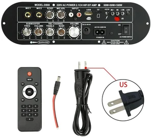 D800 Bluetooth Amplifier Board 2.1 Channel 50W+50W+100W High Power Output Home DIY AMP Module DC12-19V/AC110-220V D800 Bluetooth Amplifier Board 2.1 Channel 50W+50W+100W High Power Output Home DIY AMP Module DC12-19V/AC110-220V