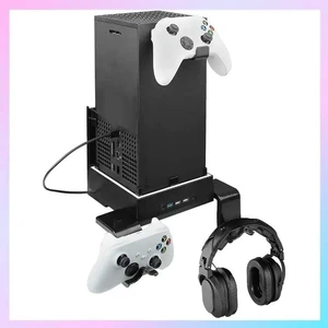 Wall Mount Headphone Hanger Wall Shelf Bracket With Cooling Fan And 3 USB Port For Series X Wall Mount Headphone Hanger Wall Shelf Bracket With Cooling Fan And 3 USB Port For Series X