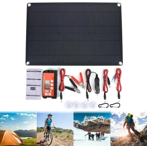 20W 12V Solar Car Charger with Solar Charge Controller Solar Panel Charger Kit USB+DC Outputs for Car RV Boat Motorcycle 20W 12V Solar Car Charger with Solar Charge Controller Solar Panel Charger Kit USB+DC Outputs for Car RV Boat Motorcycle