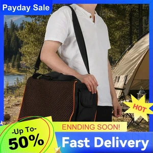 Outdoor Speaker Bag for BandBox Trio Shock Absorbing Lining Multi Compartment Travel Case Outdoor Speaker Bag for BandBox Trio Shock Absorbing Lining Multi Compartment Travel Case