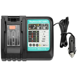 Car Charger 3A Charger Fast-Charging Station with Cigarette Lighter Plug for Makita 14.418V Lithium Batteries Car Charger 3A Charger Fast-Charging Station with Cigarette Lighter Plug for Makita 14.418V Lithium Batteries