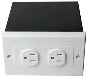 Imitation Double US Plug Wall Safe Security Stash Box For Jewelry, Valuables, Cash Imitation Double US Plug Wall Safe Security Stash Box For Jewelry, Valuables, Cash