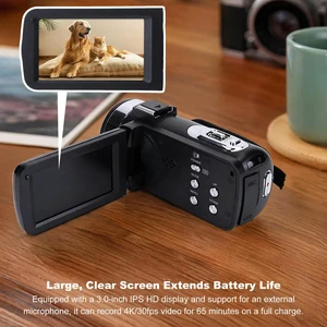 4K 80MP Vlogging Camera 18X Digital Zoom Digital Camcorder 3inch IPS Screen for Sports Events Family Gatherings 4K 80MP Vlogging Camera 18X Digital Zoom Digital Camcorder 3inch IPS Screen for Sports Events Family Gatherings