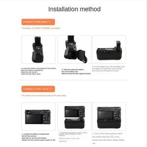 SLR Camera Handle Vertical Grip Holder Anti-Shake Handle Bracket Suitable For EOS RP Mirrorless Camera SLR Camera Handle Vertical Grip Holder Anti-Shake Handle Bracket Suitable For EOS RP Mirrorless Camera