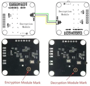 Video Scrambler TX Encryption and RX Decryption Module Kit Scrambling And Descrambling Module for TX / RX Accessories Video Scrambler TX Encryption and RX Decryption Module Kit Scrambling And Descrambling Module for TX / RX Accessories