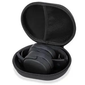 Hard Shell Headphone Case Compatible with Skullcandy/Soundcore/Beats/Sony MDR7506/BERIBES/KVIDIO/TOZO Foldable Wireless/Wired Over-Ear Headphones, Travel Carrying Headset Case (Black) Hard Shell Headphone Case Compatible with Skullcandy/Soundcore/Beats/Sony MDR7506/BERIBES/KVIDIO/TOZO Foldable Wireless/Wired Over-Ear Headphones, Travel Carrying Headset Case (Black)