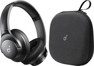 by Anker Q20i Hybrid Active Noise Cancelling Headphones, with Headphones Case, Wireless Over-Ear Bluetooth, 40H Long ANC Playtime, Hi-Res Audio, Big Bass, Customize via an App by Anker Q20i Hybrid Active Noise Cancelling Headphones, with Headphones Case, Wireless Over-Ear Bluetooth, 40H Long ANC Playtime, Hi-Res Audio, Big Bass, Customize via an App