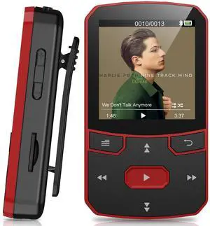 64GB Clip MP3 Player with Bluetooth 5.3 Auto-Reconnect, Weighs 1 oz | Physical Button Controls for Sports Running, Resume Playback, FM Radio, Voice Recorder, Sleep Timer, Up to 128GB microSD Card 64GB Clip MP3 Player with Bluetooth 5.3 Auto-Reconnect, Weighs 1 oz | Physical Button Controls for Sports Running, Resume Playback, FM Radio, Voice Recorder, Sleep Timer, Up to 128GB microSD Card