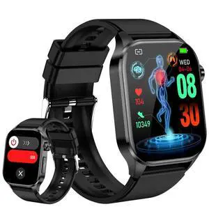 Smart Watch for Men Women with Bluetooth Calls, Blood Pressure Heart Rate Blood Oxygen Stress HRV Monitor Sleep Tracker, 150+ Sports Modes Fitness Tracker, IP68 Waterproof, Pedometer For Android/iOS Smart Watch for Men Women with Bluetooth Calls, Blood Pressure Heart Rate Blood Oxygen Stress HRV Monitor Sleep Tracker, 150+ Sports Modes Fitness Tracker, IP68 Waterproof, Pedometer For Android/iOS