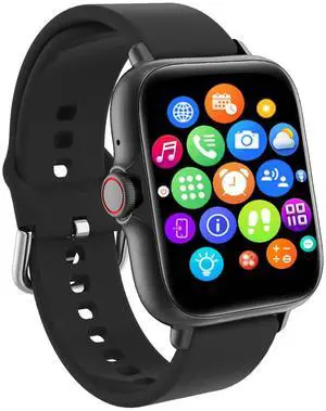 Smart Watch, 1.83" Upgraded Full Touchscreen Smartwatch for Android iPhones with Multiple Sports Fitness Tracker with Smart Watches for Women Men (Black) Smart Watch, 1.83" Upgraded Full Touchscreen Smartwatch for Android iPhones with Multiple Sports Fitness Tracker with Smart Watches for Women Men (Black)