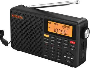 D109WB Portable AM/FM/SW/LW/WB Weather Radio Shortwave Radio Receiver with NOAA Alert, Battery Operated Great Sound Wireless BT Mp3 Speaker, SOS Alert Alarm Clock Sleep Function D109WB Portable AM/FM/SW/LW/WB Weather Radio Shortwave Radio Receiver with NOAA Alert, Battery Operated Great Sound Wireless BT Mp3 Speaker, SOS Alert Alarm Clock Sleep Function