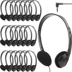 20 Pack Headphones Bulk Libraries Wired on Ear Headphones Over The Head Earphones for Boys Girls Adults(Black) 20 Pack Headphones Bulk Libraries Wired on Ear Headphones Over The Head Earphones for Boys Girls Adults(Black)