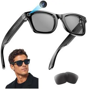 AI Smart Glasses with Camera,Photo Capture &4k Video Recording Glasses,Real-Time Translation, Open-Ear Audio, Object Recognition,Camera Sunglasses with AI Assistant for Vlogging, Travel, Running AI Smart Glasses with Camera,Photo Capture &4k Video Recording Glasses,Real-Time Translation, Open-Ear Audio, Object Recognition,Camera Sunglasses with AI Assistant for Vlogging, Travel, Running