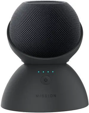 Mission Battery Base for HomePod Mini (Black) (Make HomePod Portable) Mission Battery Base for HomePod Mini (Black) (Make HomePod Portable)