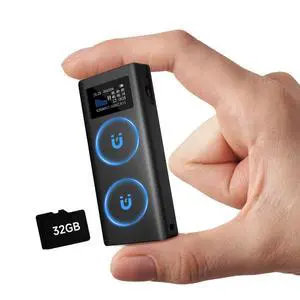 32GB MINI Magnetic Voice Activated Recorder, 3000mAh 350H Battery Time | V88 Metal Recording Device with Speaker Playback, AI Noise Reduction, TF Card Expansion,For Meeting Interview Classe 32GB MINI Magnetic Voice Activated Recorder, 3000mAh 350H Battery Time | V88 Metal Recording Device with Speaker Playback, AI Noise Reduction, TF Card Expansion,For Meeting Interview Classe