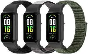 Solo Loop Nylon Bands Compatible with Amazfit Band 7 Straps,Soft Breathable Comfortable Adjustable Colorful Sports Replacement Wristband for Amazfit Band 7 for Men Women Solo Loop Nylon Bands Compatible with Amazfit Band 7 Straps,Soft Breathable Comfortable Adjustable Colorful Sports Replacement Wristband for Amazfit Band 7 for Men Women