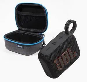 GO 4 Portable Bluetooth Speaker & divvi GO Protective Hardshell Case - Black GO 4 Portable Bluetooth Speaker & divvi GO Protective Hardshell Case - Black